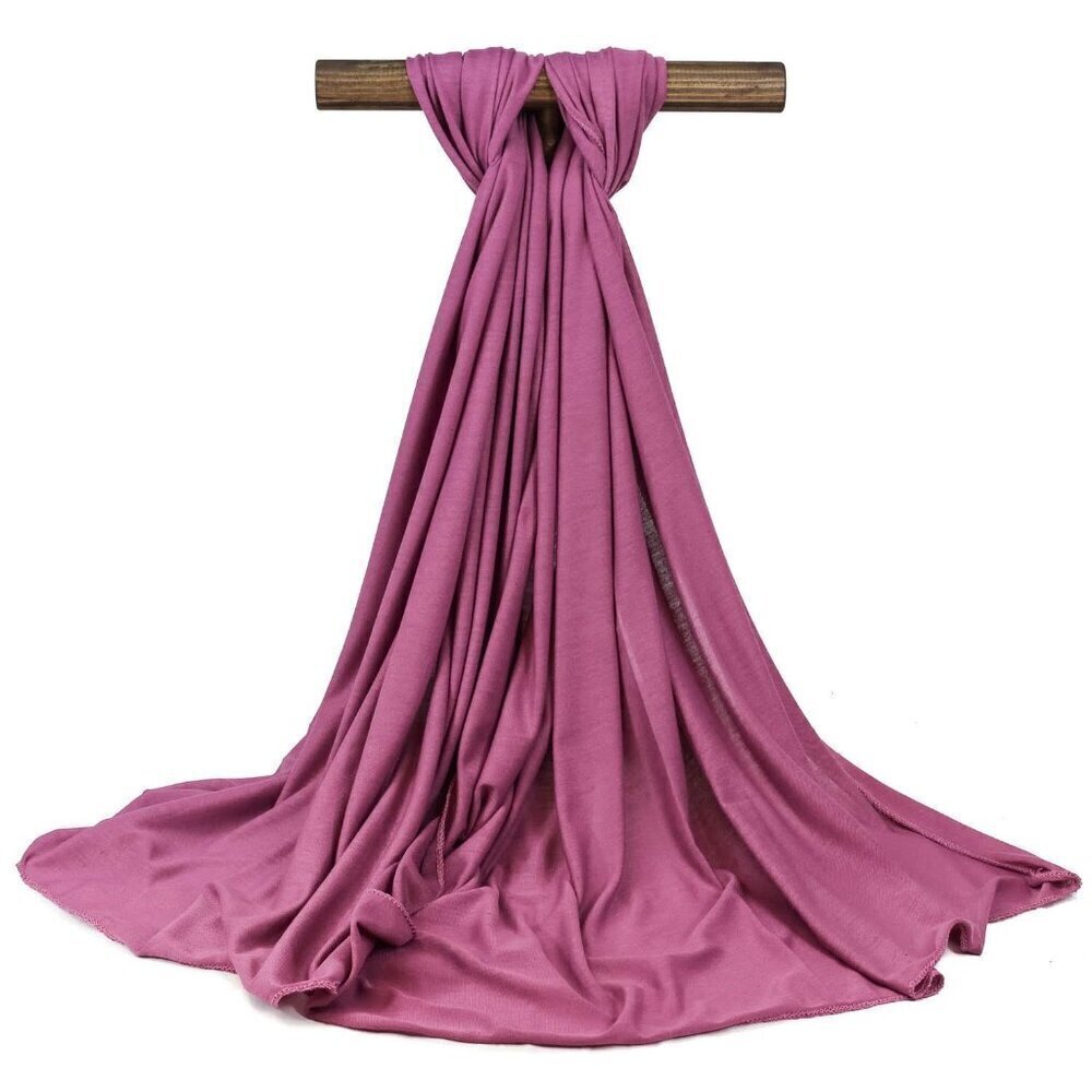 Extra Long T-Shirt Scarf in Rose